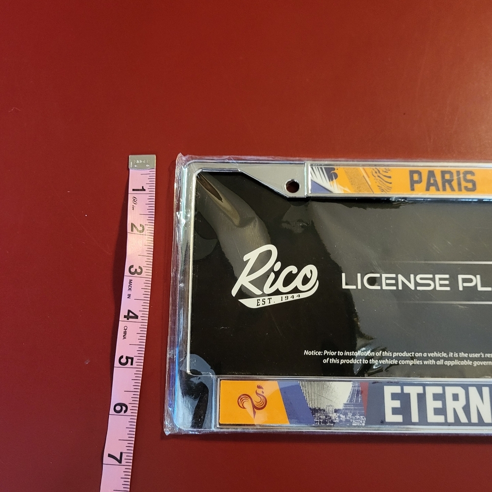 NEW Rico Paris Eternal License Plate Frame - Picture 11 of 12